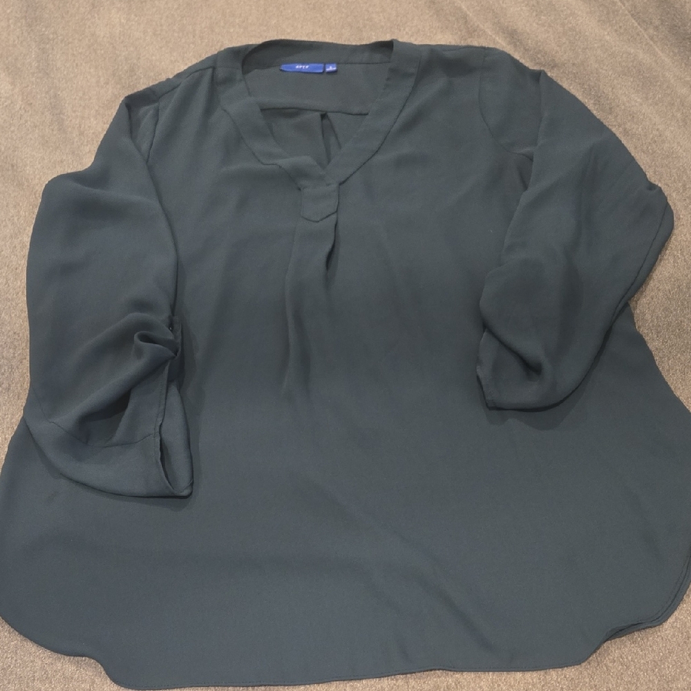 Apt. 9 Dark Green Women's Blouse